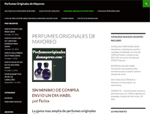 Tablet Screenshot of perfumesoriginalesdemayoreo.com